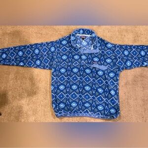 Patagonia Blue Patterned Men's Sweater